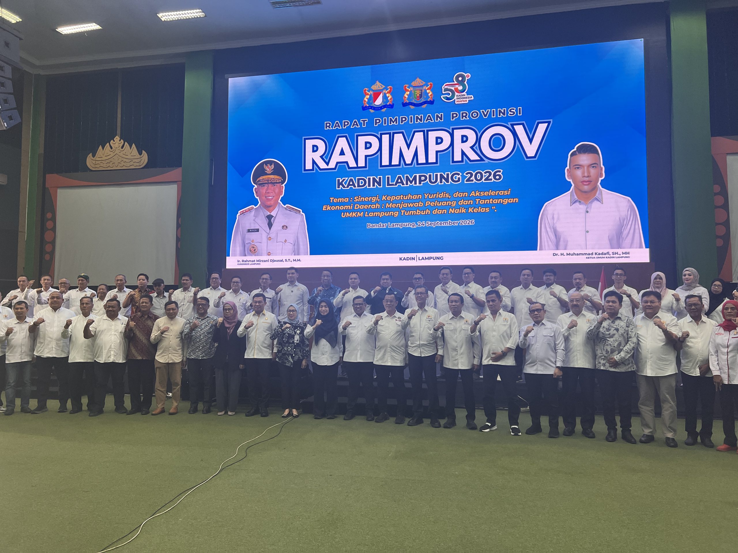You are currently viewing KADIN Provinsi Lampung Gelar RAPIMPROV 2026 dan Peringatan HUT KADIN ke-58 di Universitas Malahayati
